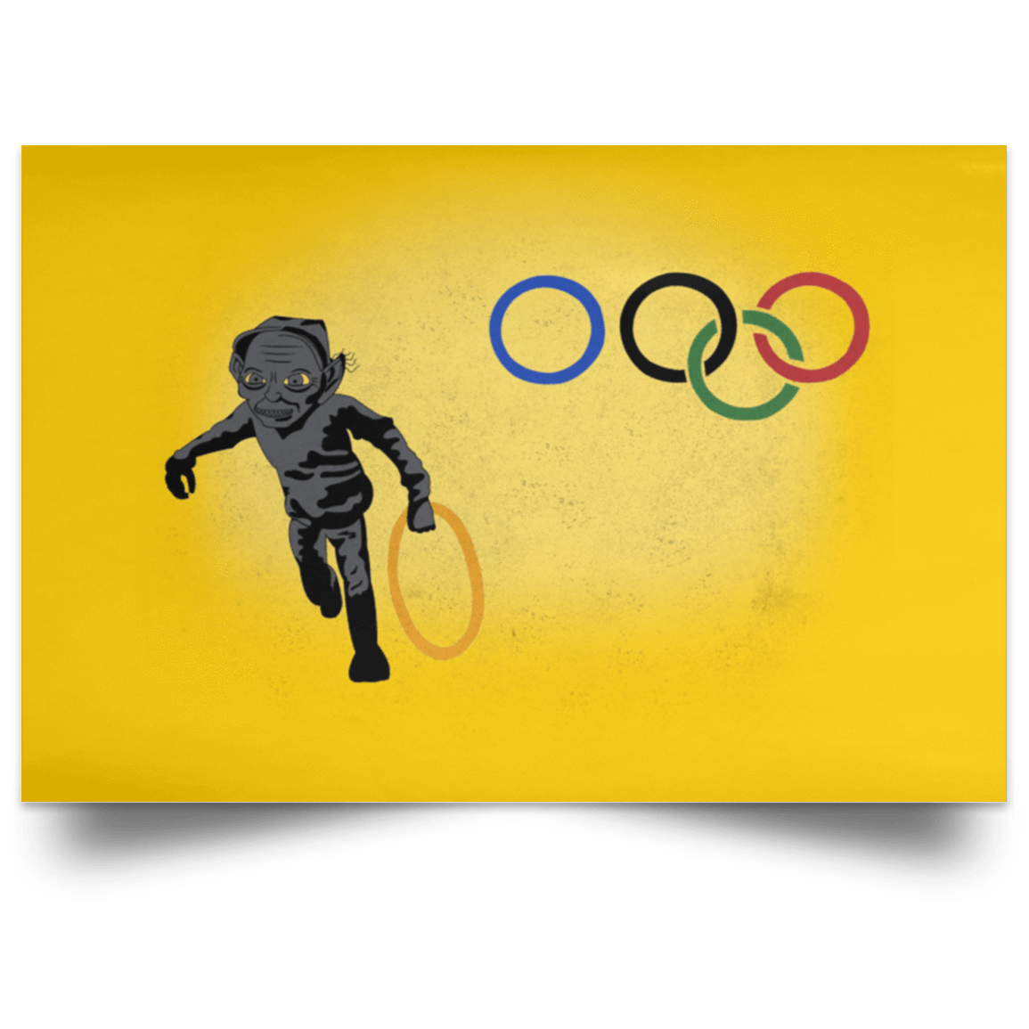 Housewares Athletic Gold / 18" x 12" Gollympics Landscape Poster