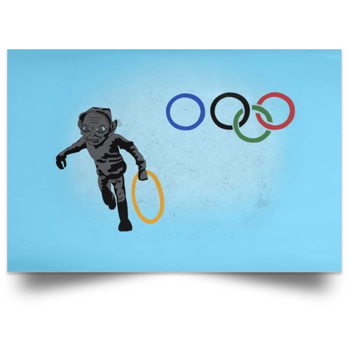 Housewares Columbia Blue / 18" x 12" Gollympics Landscape Poster