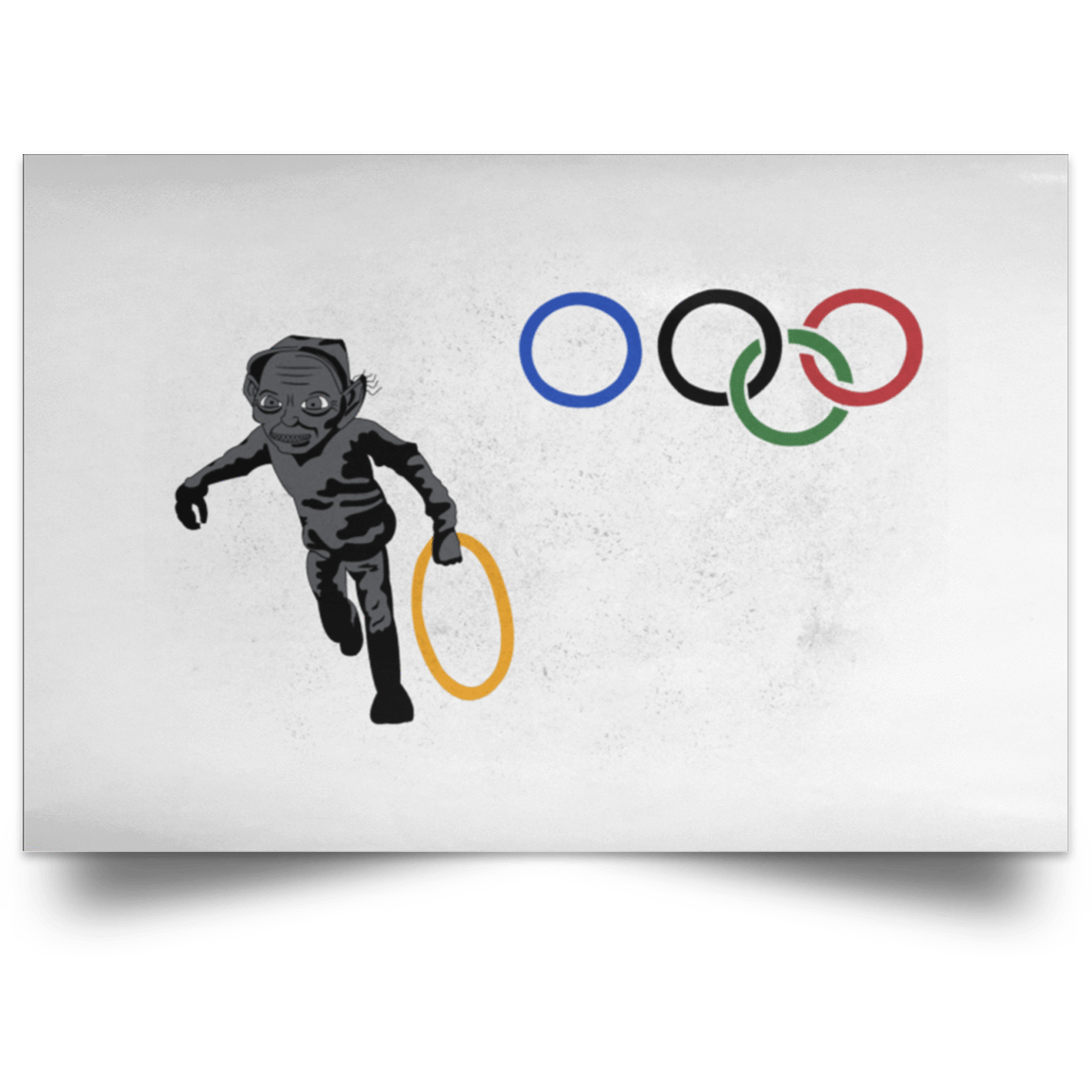 Housewares White / 18" x 12" Gollympics Landscape Poster