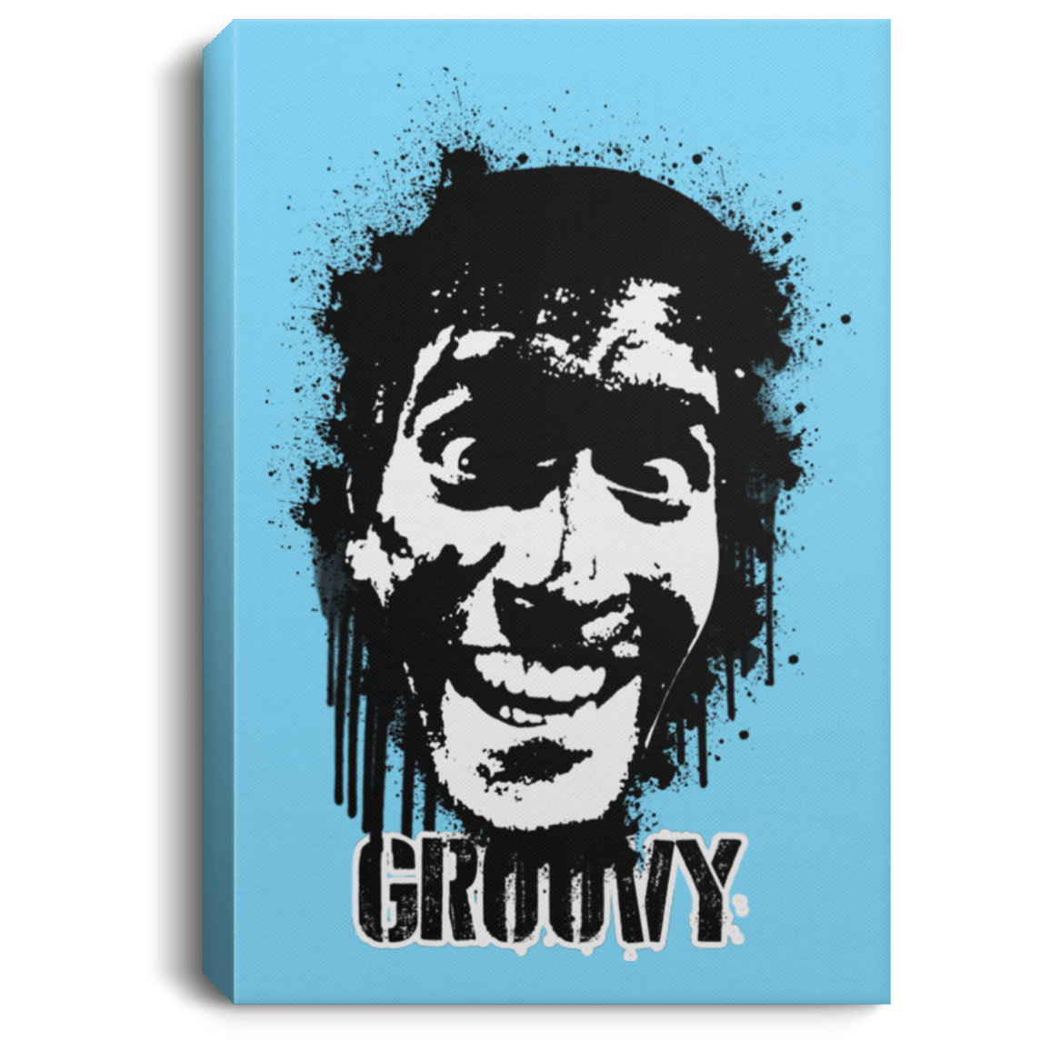 Housewares Columbia Blue / 8" x 12" Groovy Premium Portrait Canvas