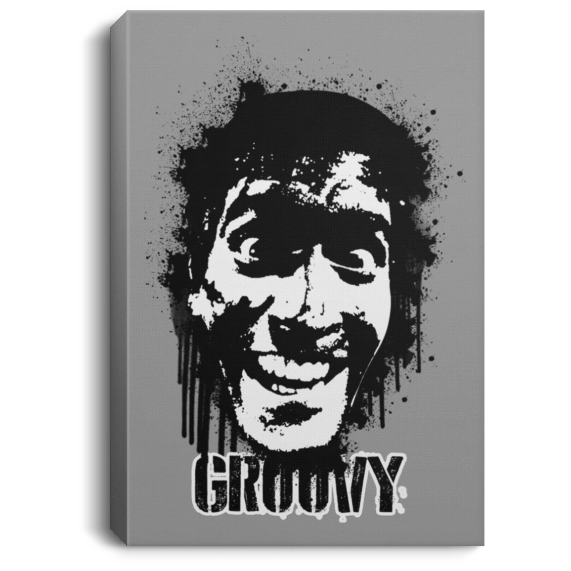 Housewares Gray / 8" x 12" Groovy Premium Portrait Canvas