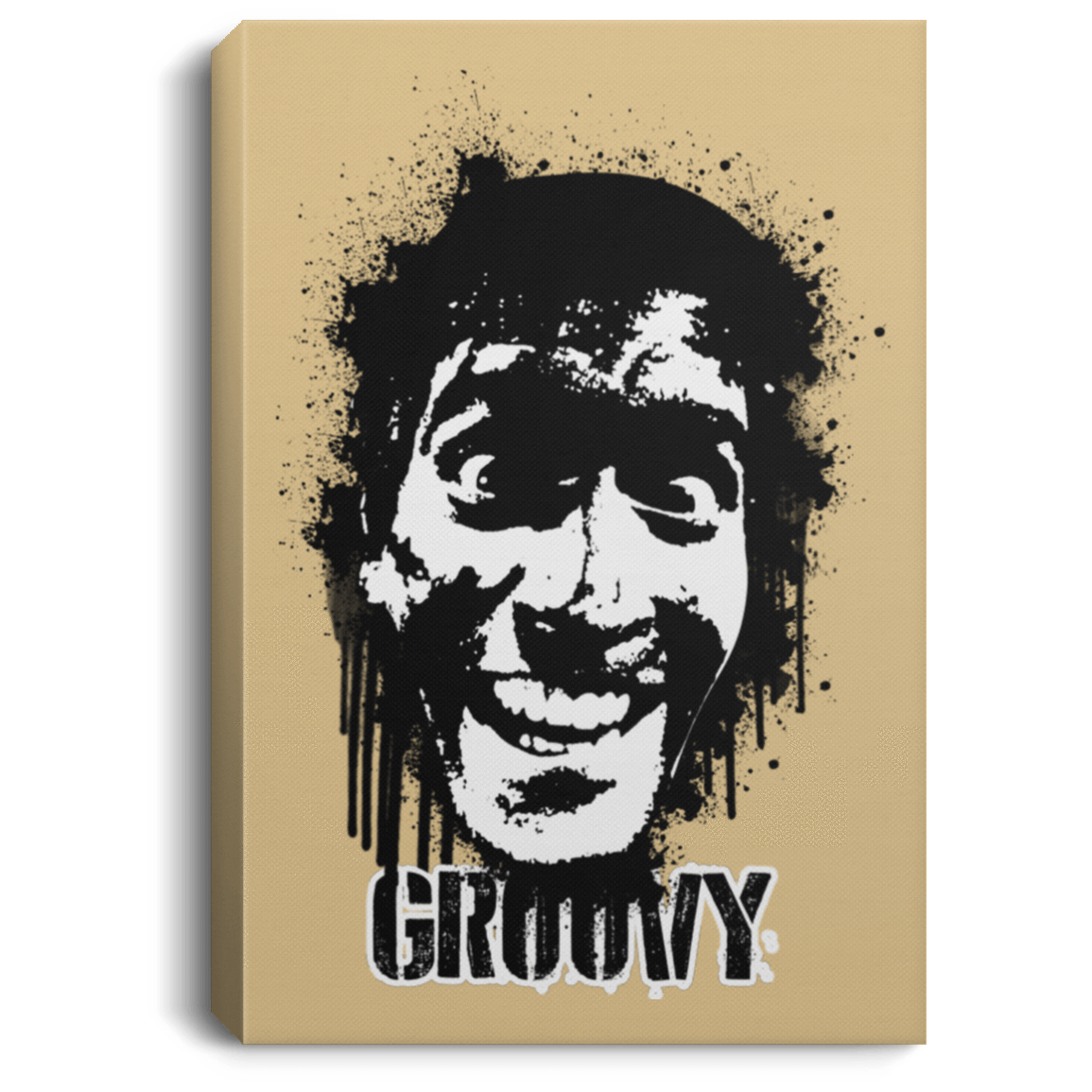 Housewares Tan / 8" x 12" Groovy Premium Portrait Canvas