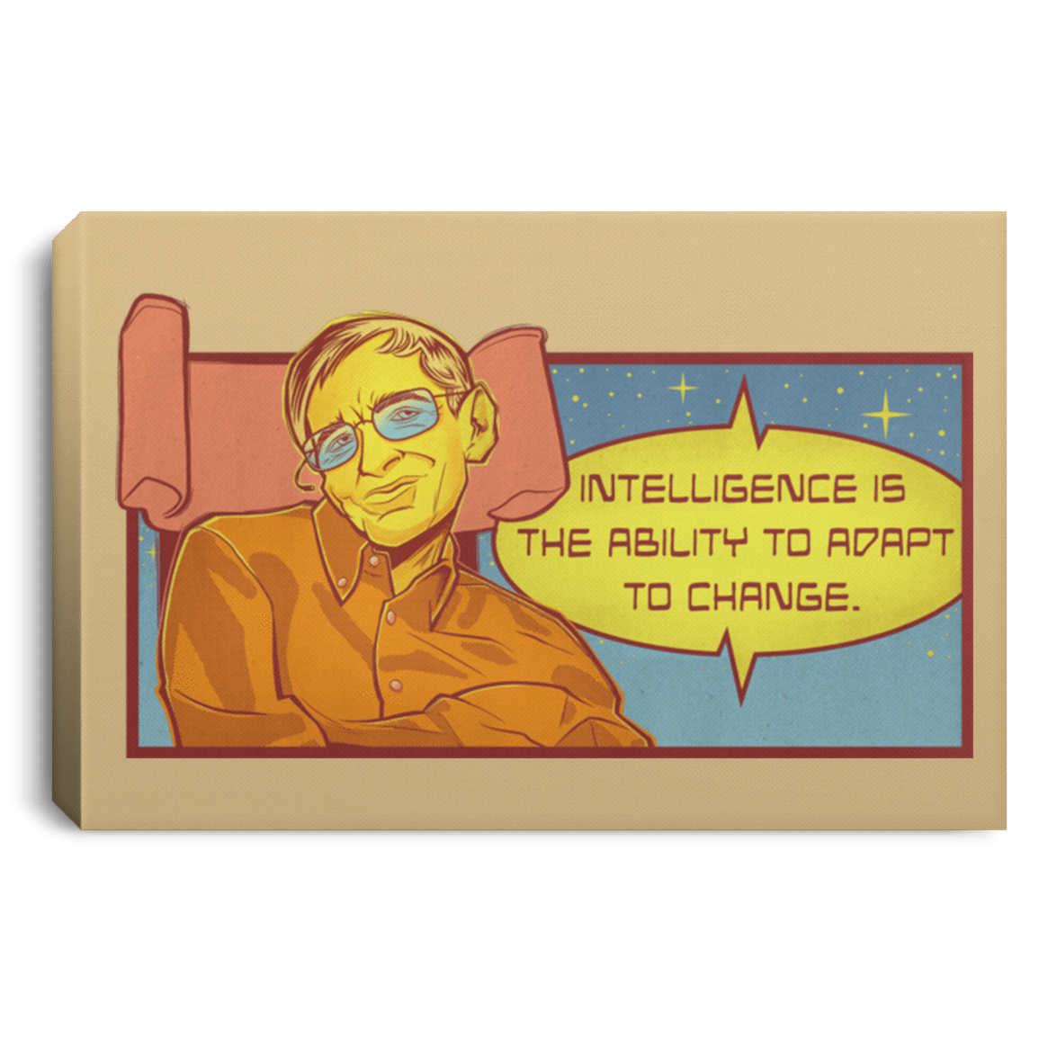 Housewares Tan / 12" x 8" HAWKING intelligance Premium Landscape Canvas