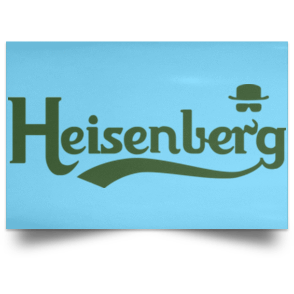 Housewares Columbia Blue / 18" x 12" Heisenberg 2 Landscape Poster