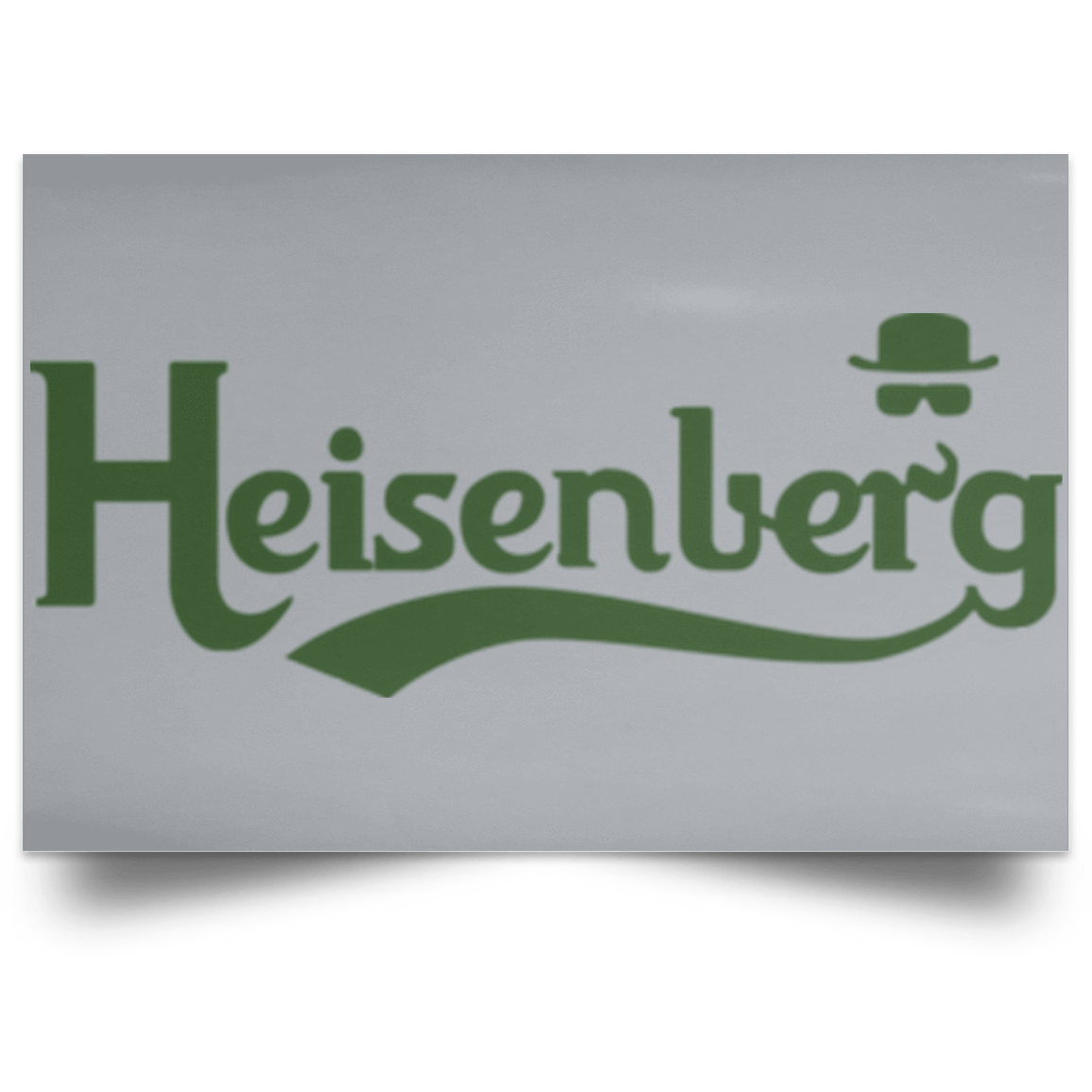 Housewares Grey / 18" x 12" Heisenberg 2 Landscape Poster