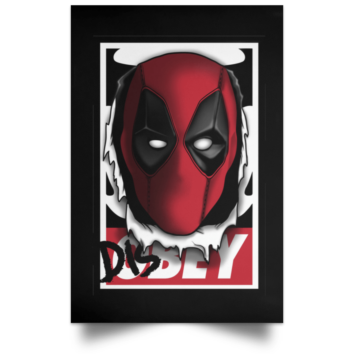 Housewares Black / 12" x 18" Hi there Portrait Poster