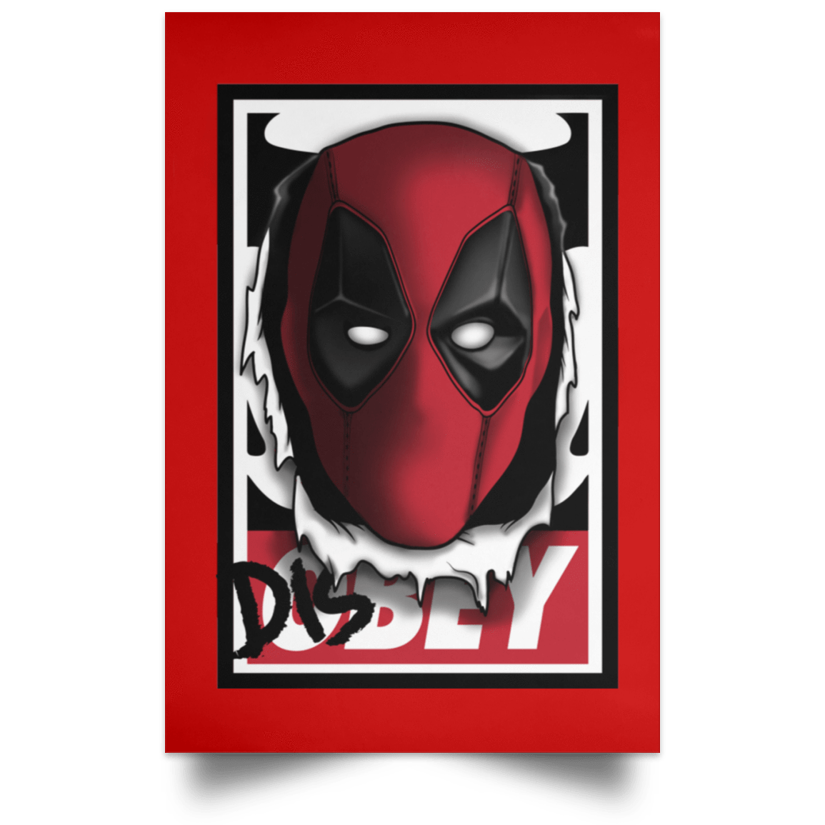 Housewares Red / 12" x 18" Hi there Portrait Poster