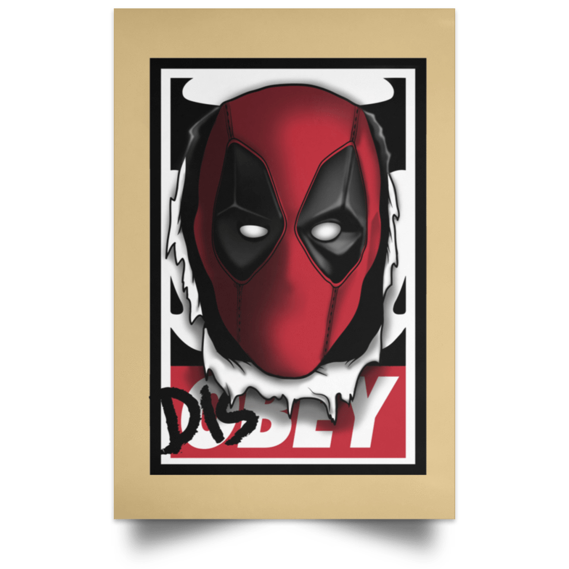 Housewares Tan / 12" x 18" Hi there Portrait Poster