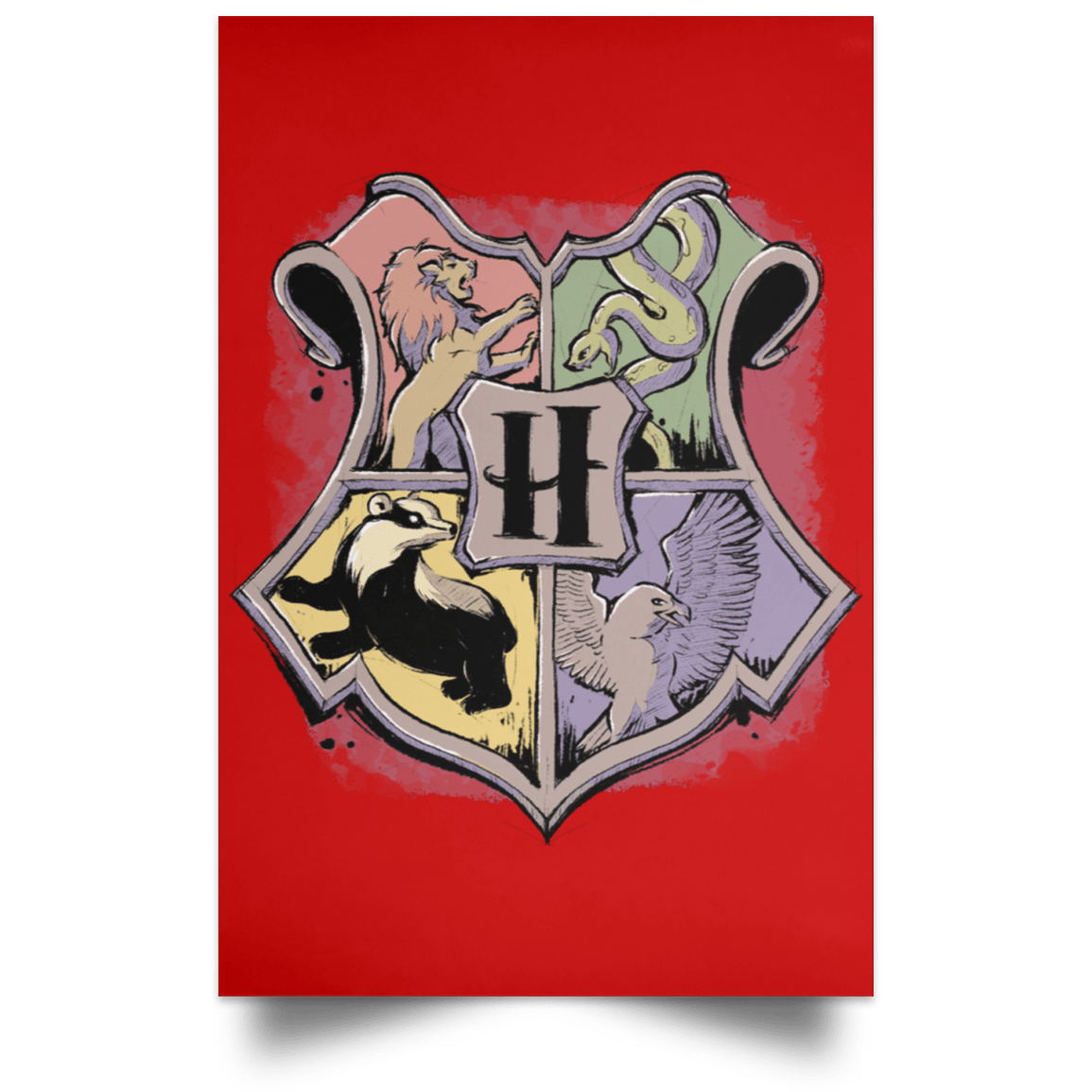 Hogwarts Portrait Poster