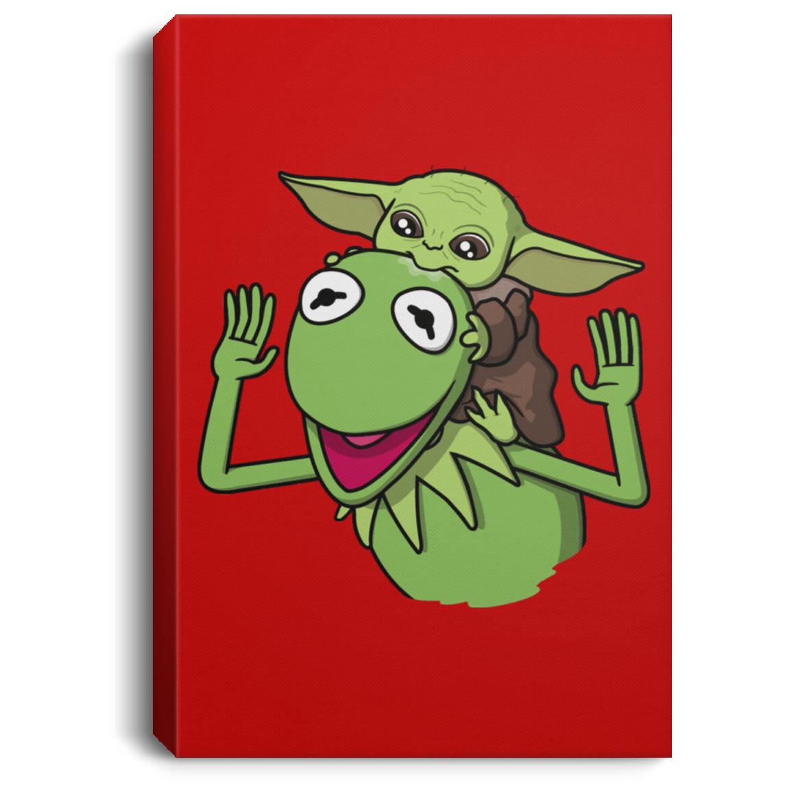 Housewares Red / 8" x 12" Hungry Baby Premium Portrait Canvas