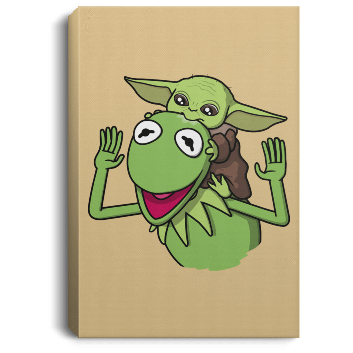 Housewares Tan / 8" x 12" Hungry Baby Premium Portrait Canvas