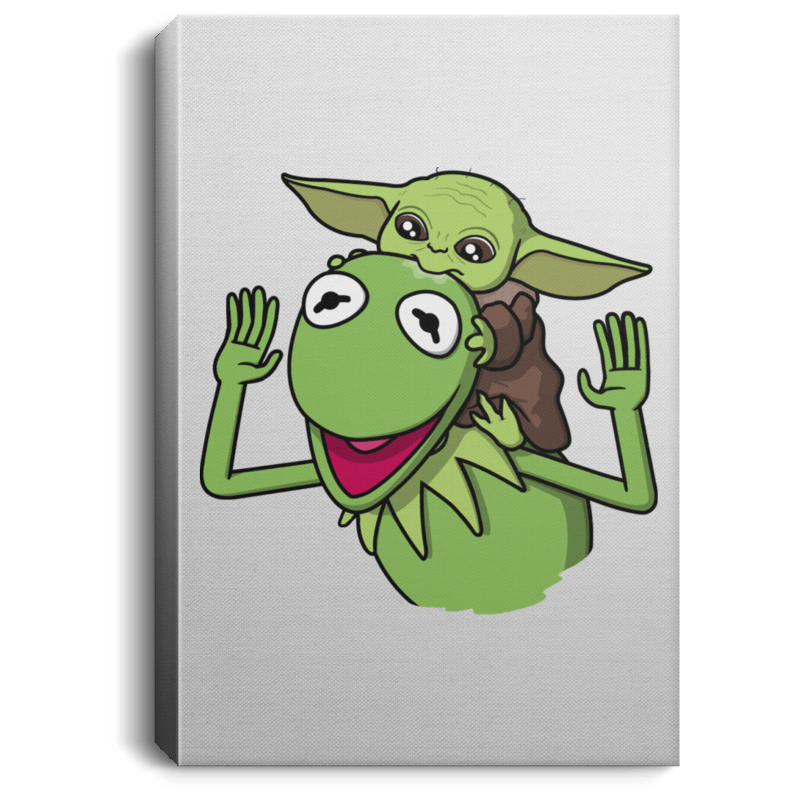 Housewares White / 8" x 12" Hungry Baby Premium Portrait Canvas