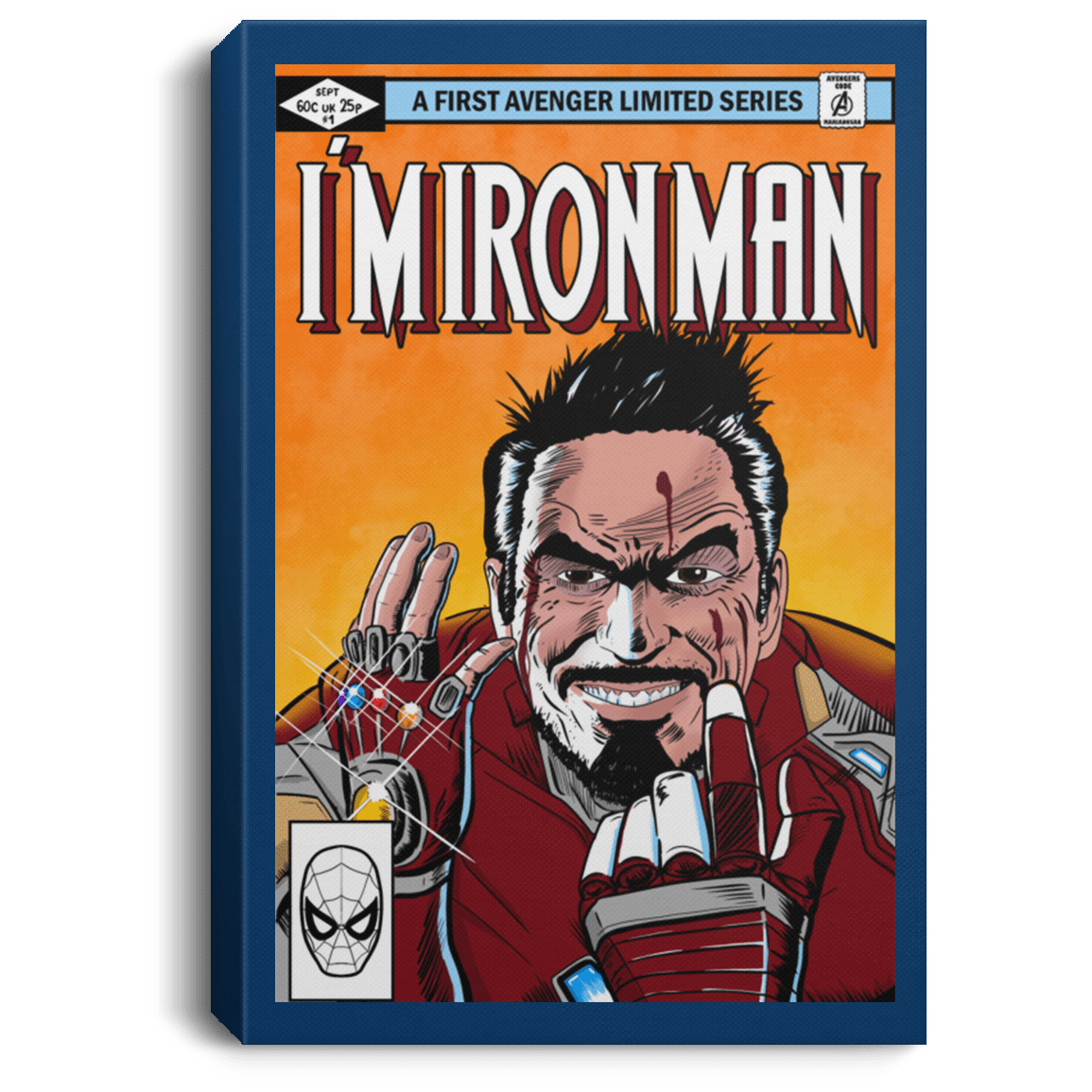 Housewares Royal / 8" x 12" I Am Ironman Premium Portrait Canvas