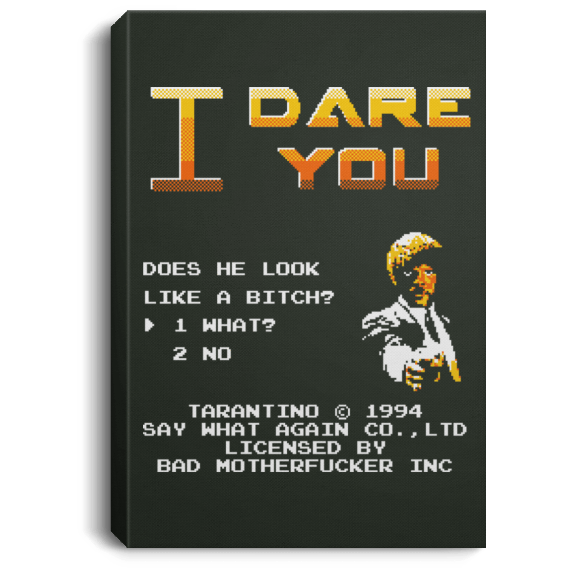 Housewares Forest / 8" x 12" I Dare you Premium Portrait Canvas
