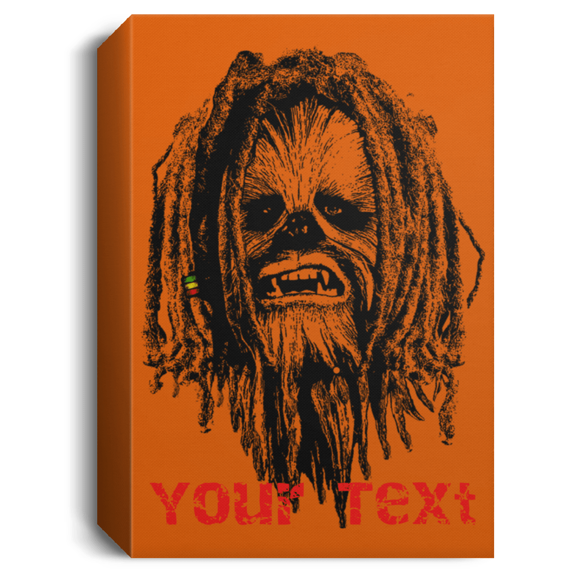 Housewares Burnt Orange / 16" x 24" I Dont Care About The Empire Personalized Portrait Canvas