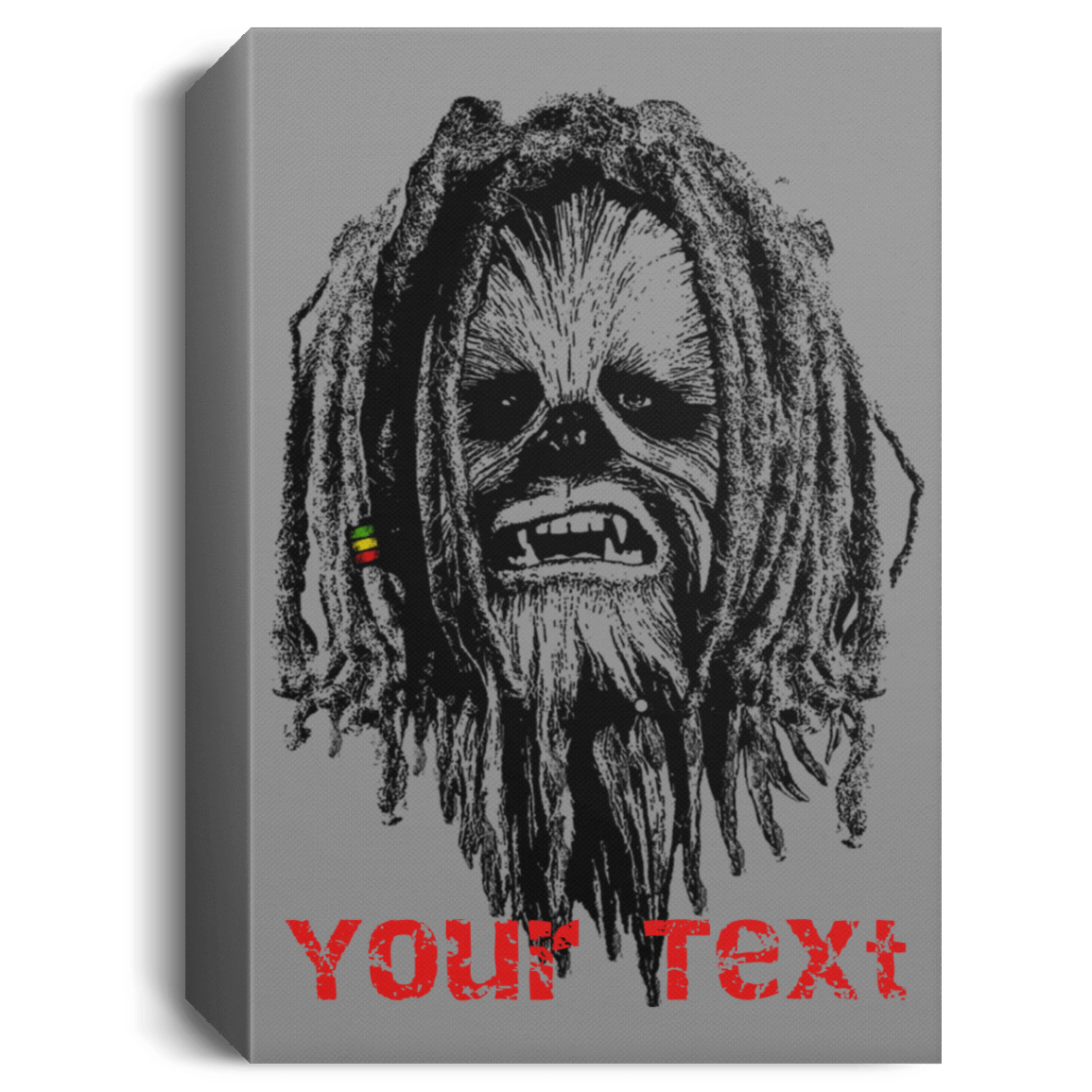 Housewares Gray / 16" x 24" I Dont Care About The Empire Personalized Portrait Canvas