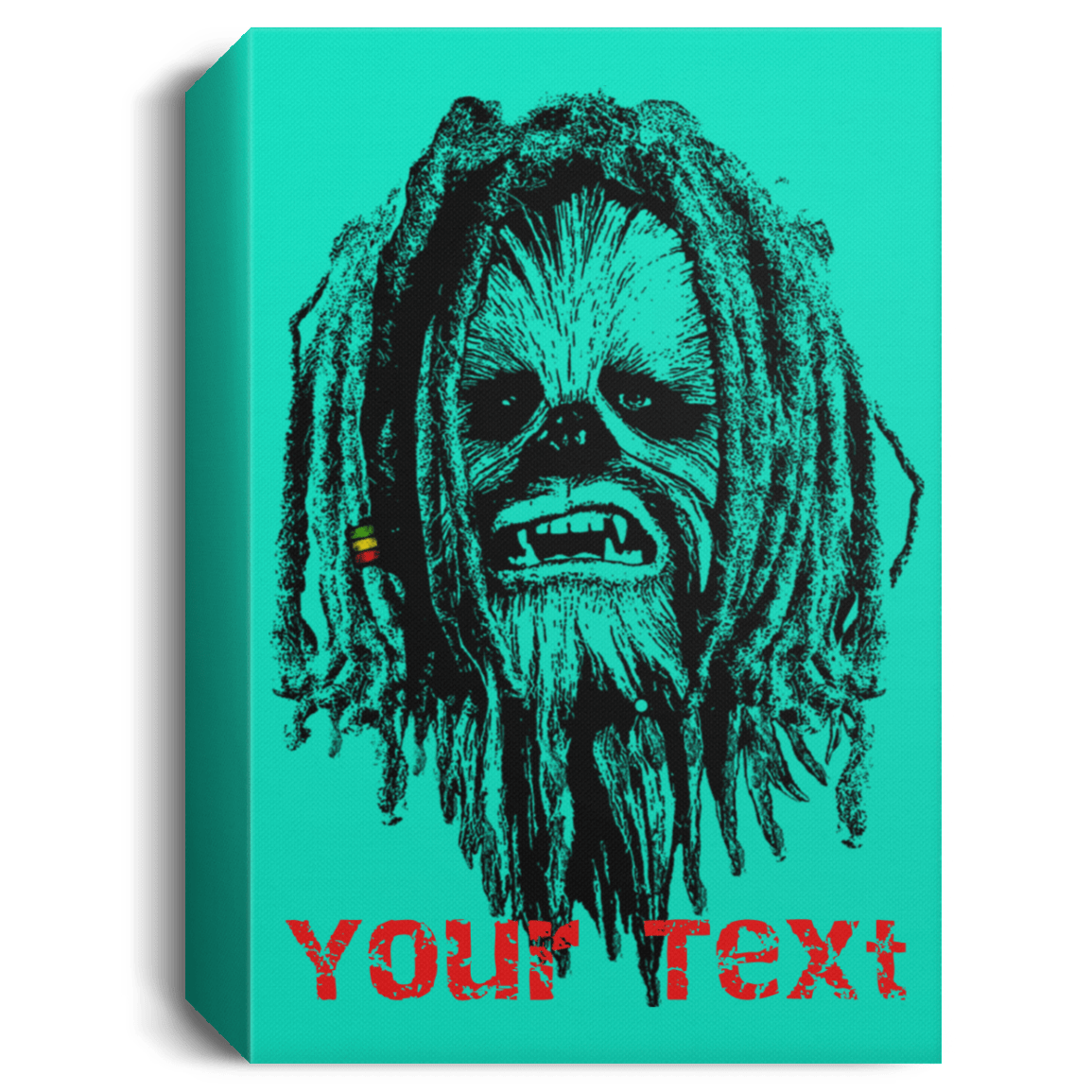 Housewares Teal / 16" x 24" I Dont Care About The Empire Personalized Portrait Canvas