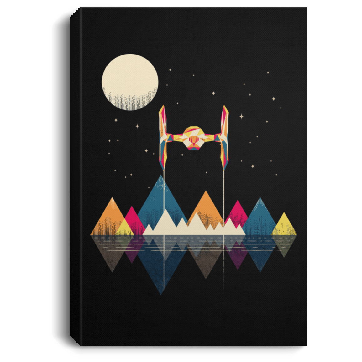 Housewares Black / 8" x 12" Imperial Fighter Premium Portrait Canvas