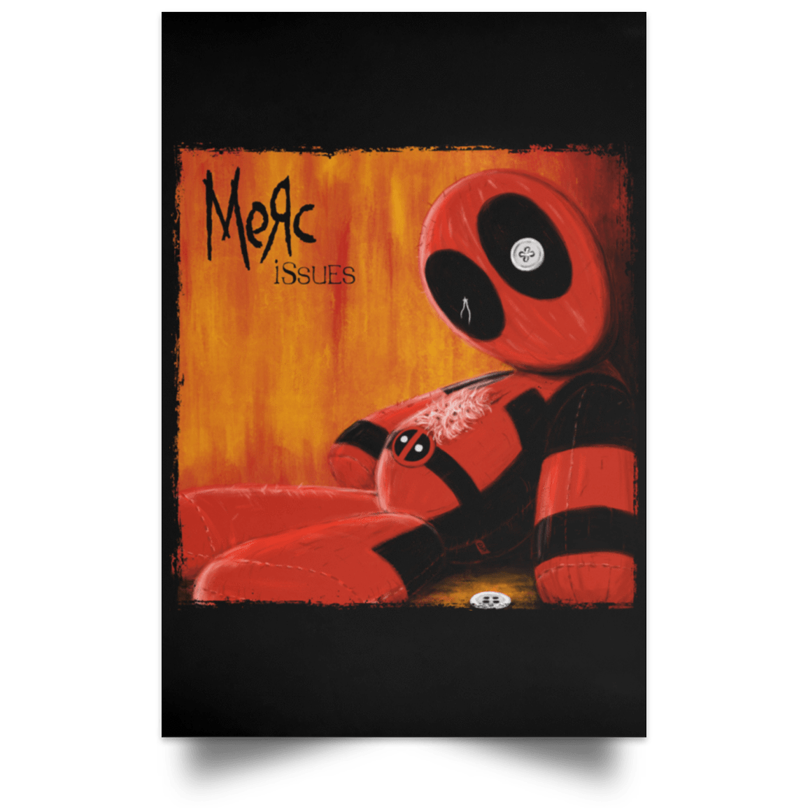 Housewares Black / 12" x 18" Issues Portrait Poster