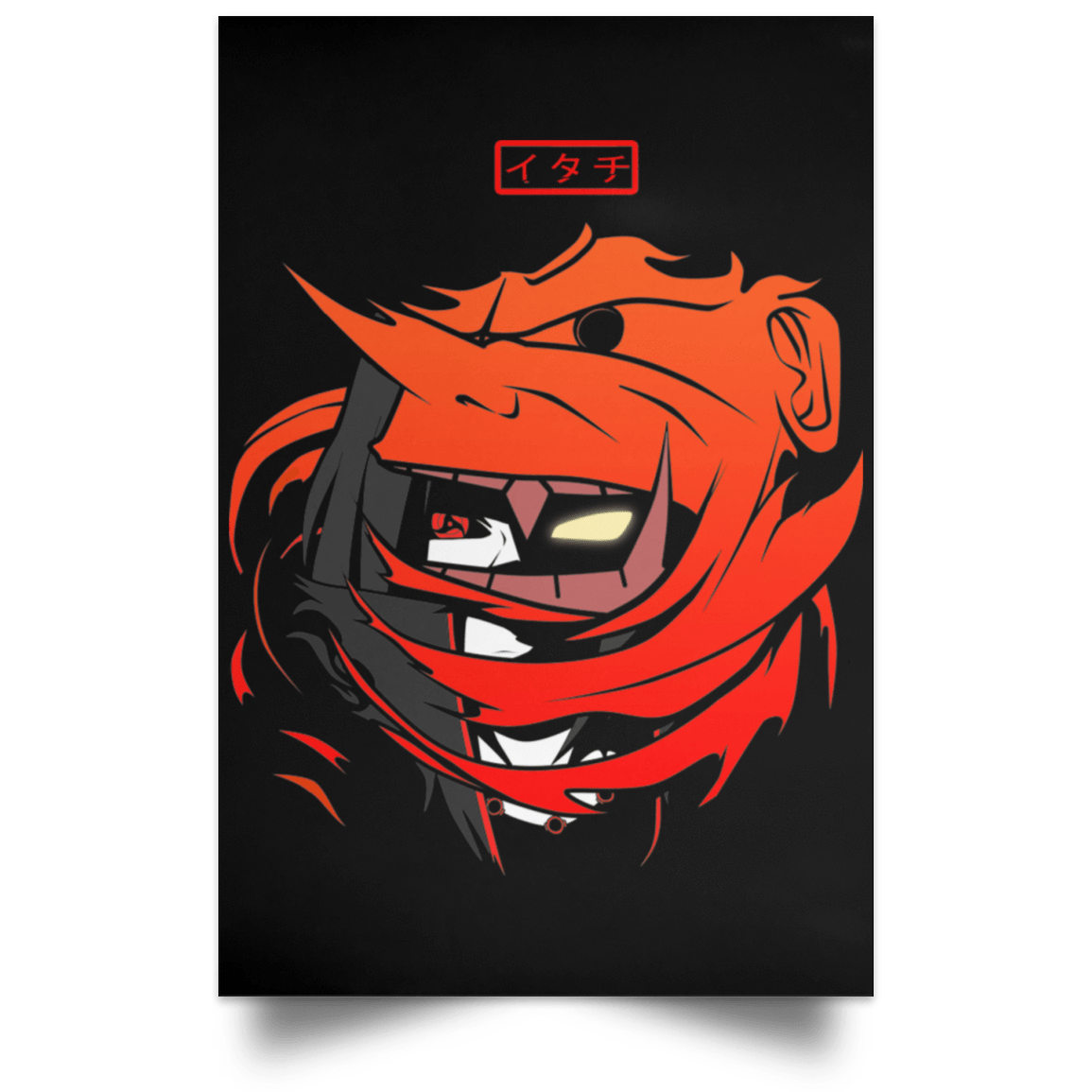 Housewares Black / 12" x 18" Itachi Susanoo Portrait Poster