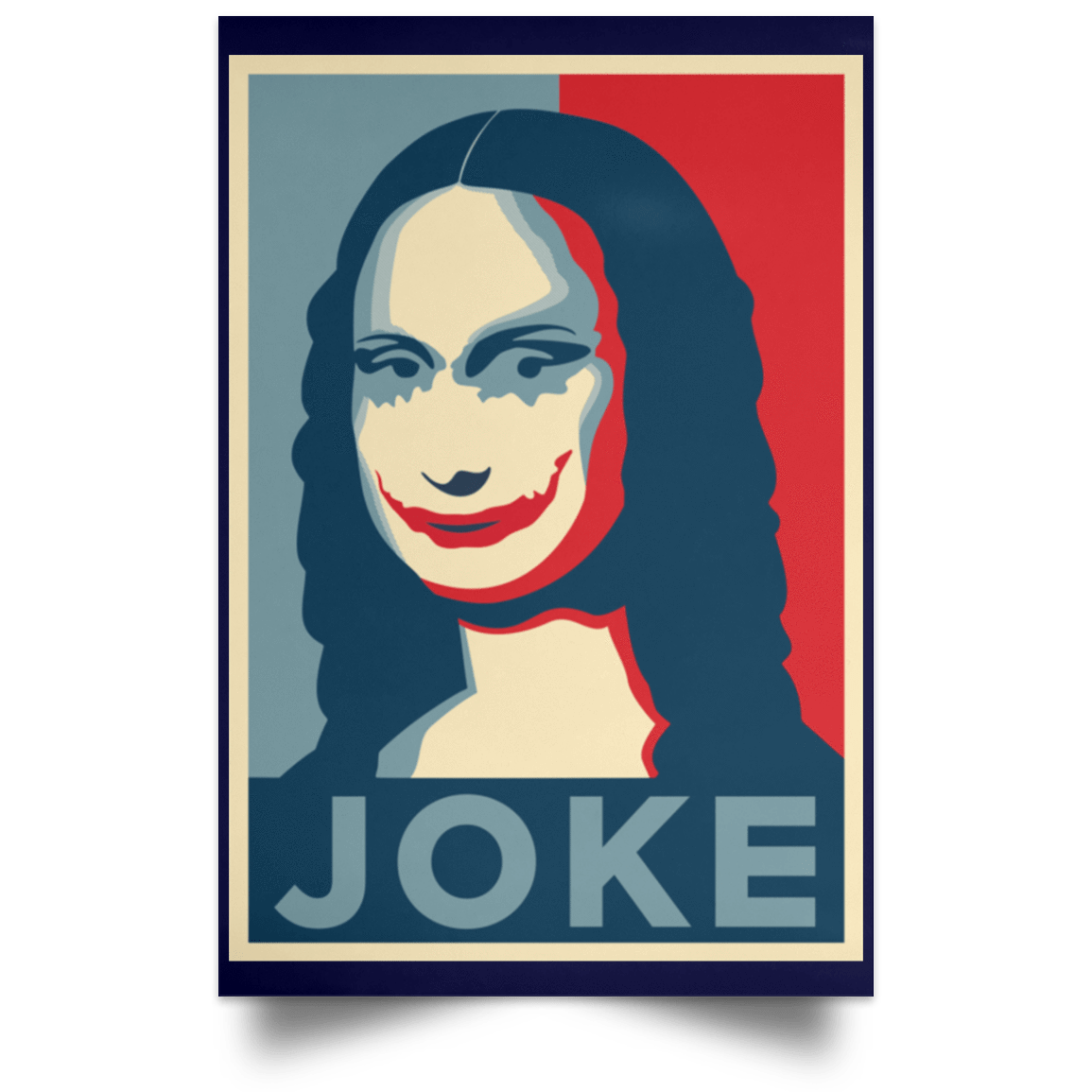 Housewares Navy / 12" x 18" Joke Onda Portrait Poster