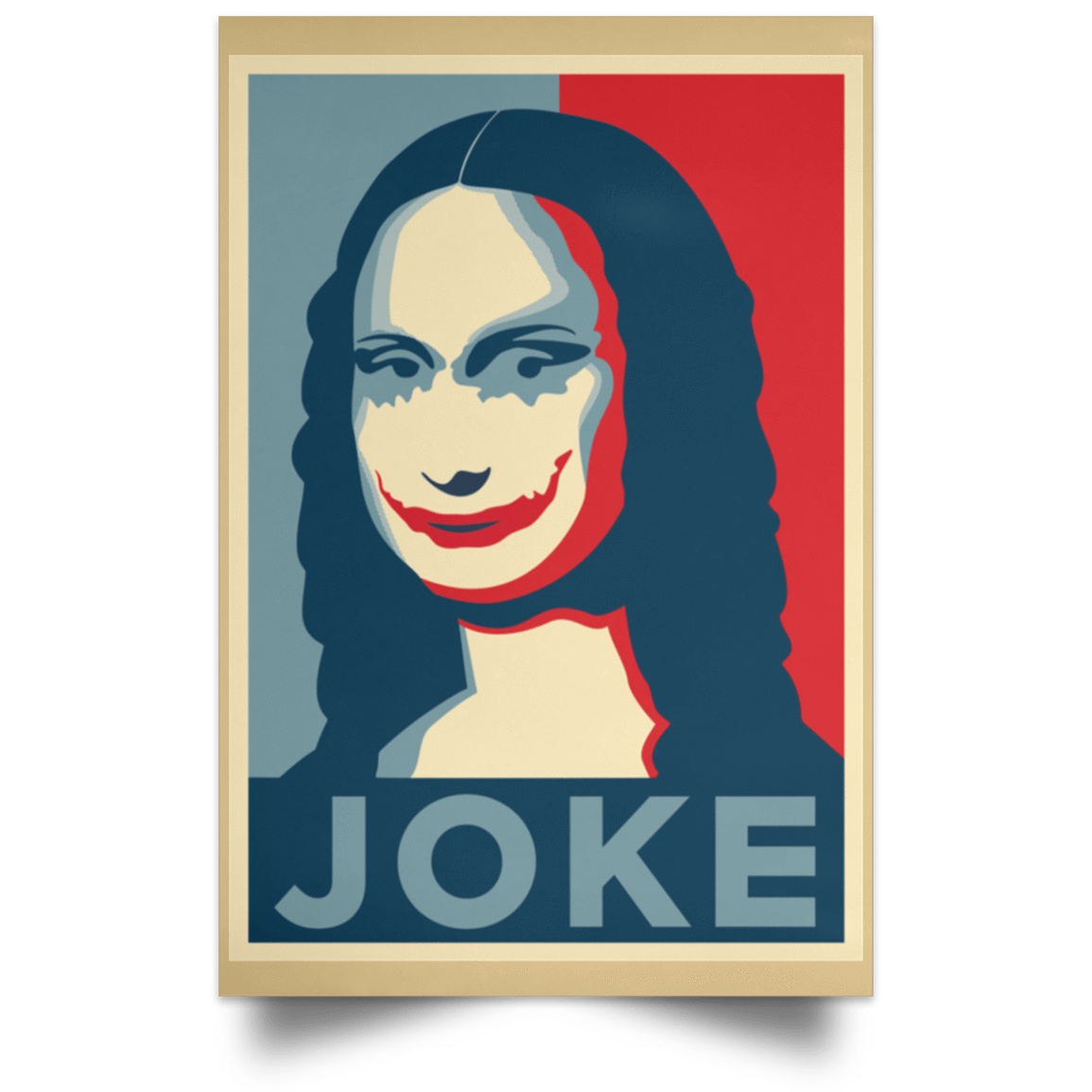 Housewares Tan / 12" x 18" Joke Onda Portrait Poster