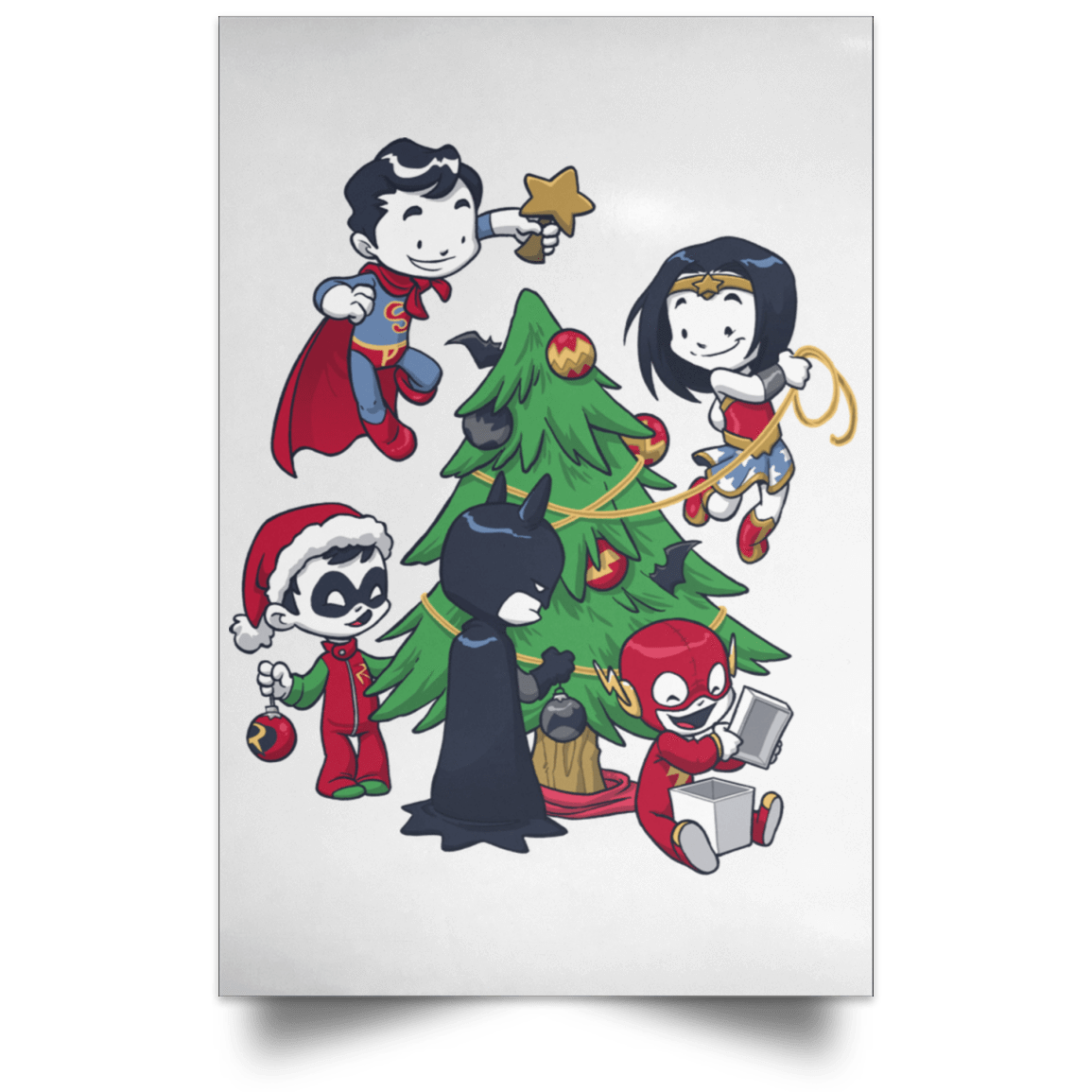 Housewares White / 12" x 18" Justice Tree Portrait Poster
