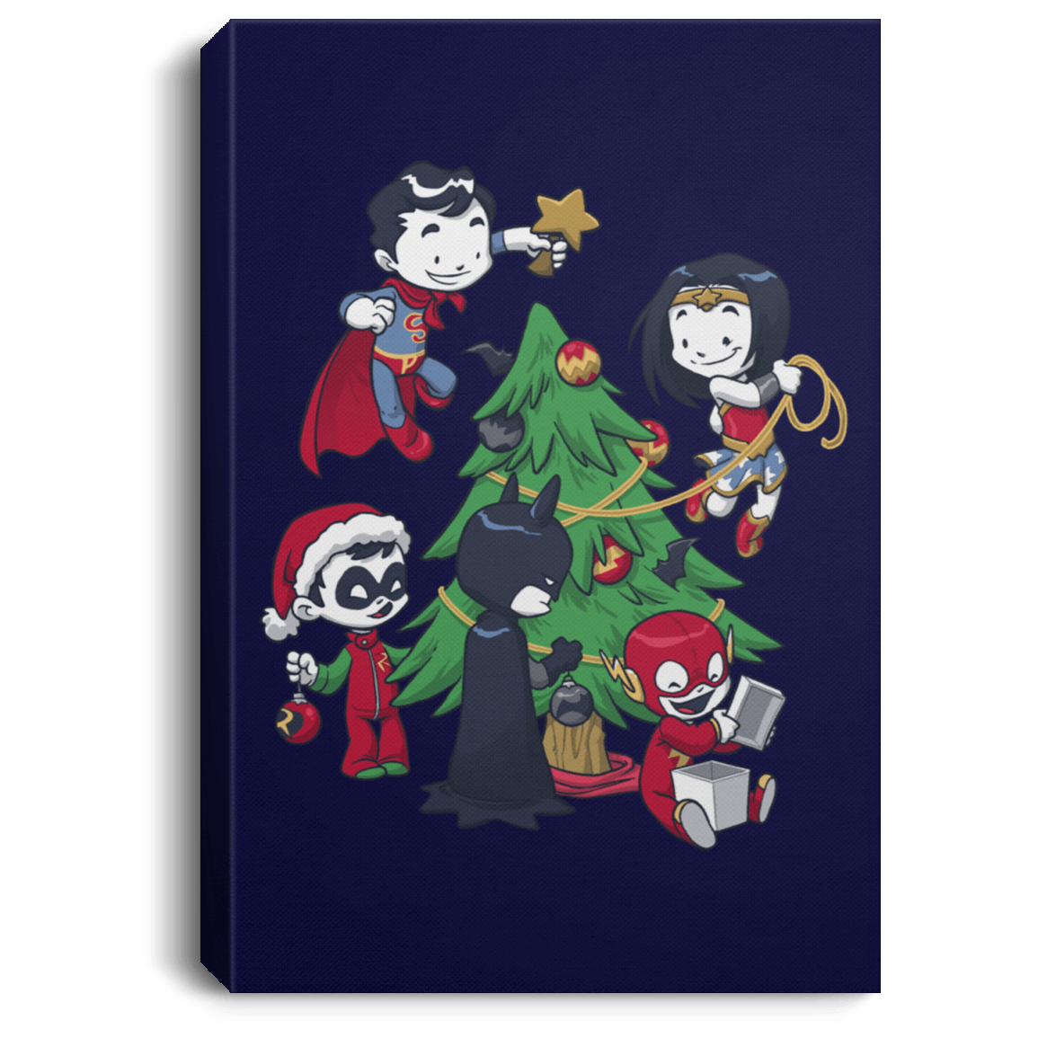 Housewares Navy / 8" x 12" Justice Tree Premium Portrait Canvas