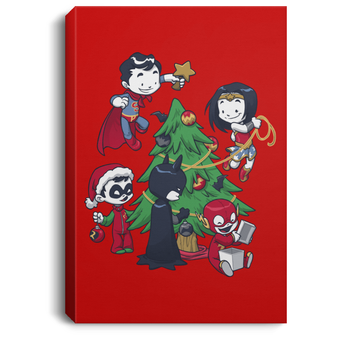 Housewares Red / 8" x 12" Justice Tree Premium Portrait Canvas