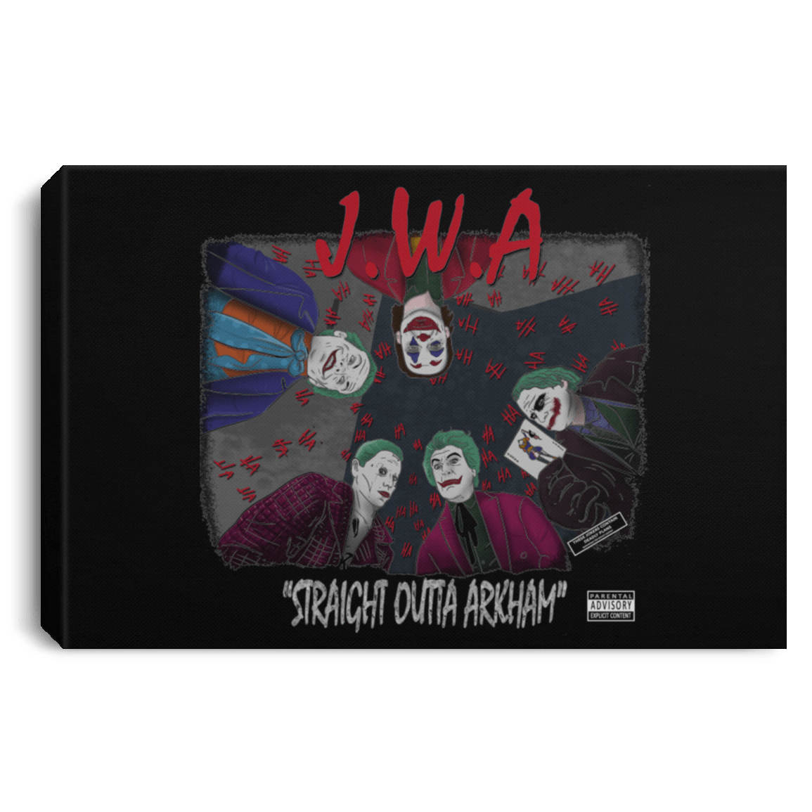 Housewares Black / 12" x 8" JWA Premium Landscape Canvas