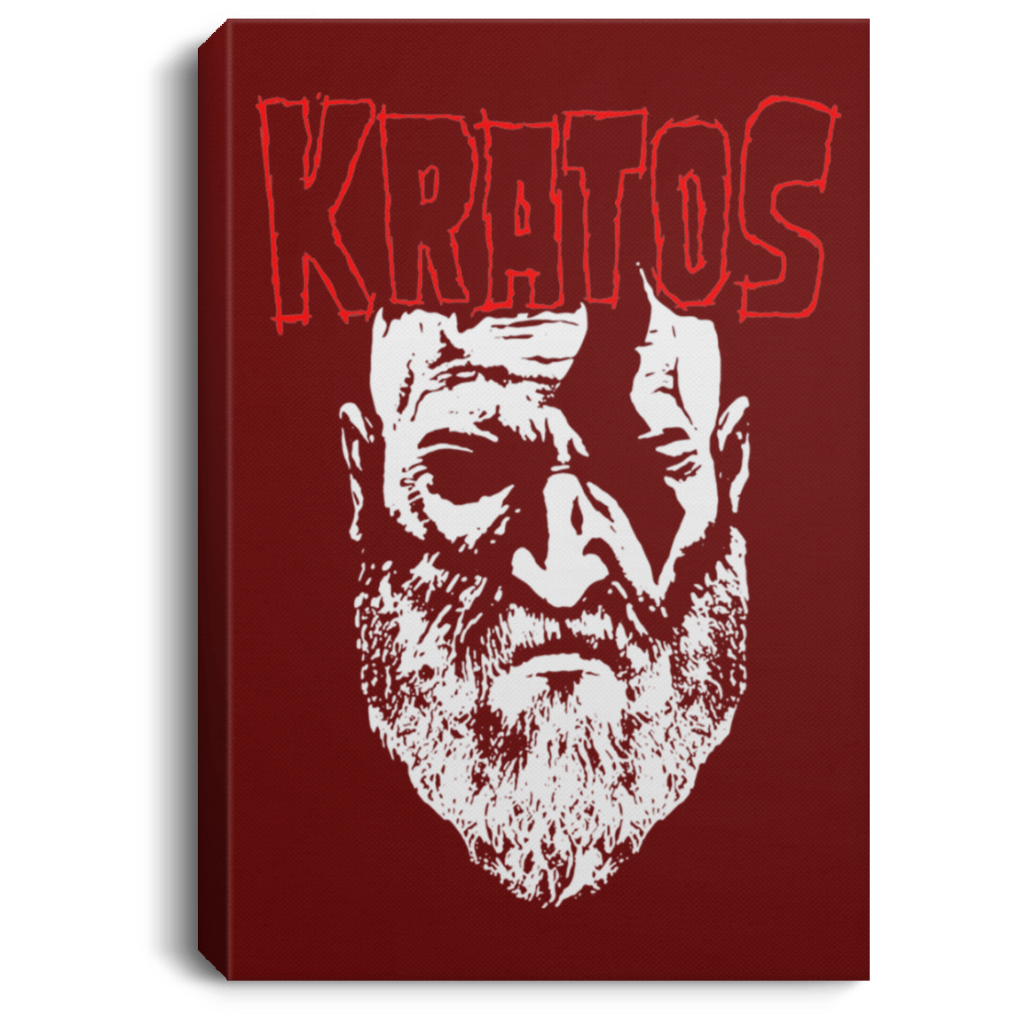 Housewares Maroon / 8" x 12" Kratos Danzig Premium Portrait Canvas