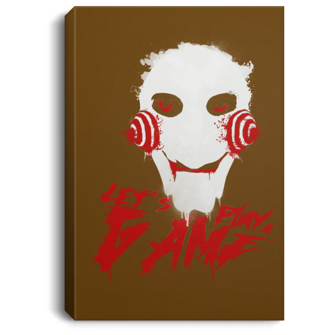 Housewares Brown / 8" x 12" Let's Play A Game Premium Portrait Canvas