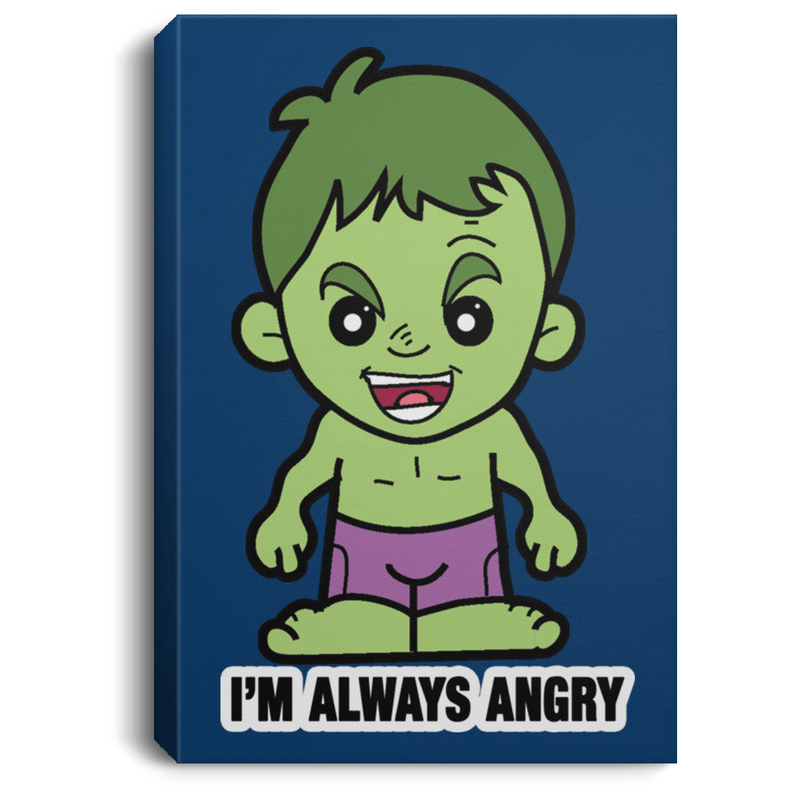 Housewares Royal / 8" x 12" Lil Hulk Premium Portrait Canvas