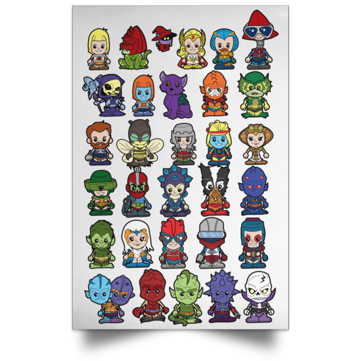 Housewares White / 12" x 18" Lil Motu Portrait Poster