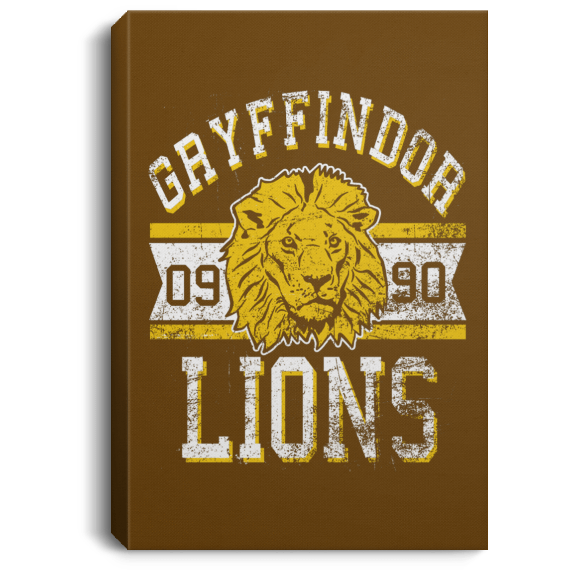 Housewares Brown / 8" x 12" Lions Premium Portrait Canvas