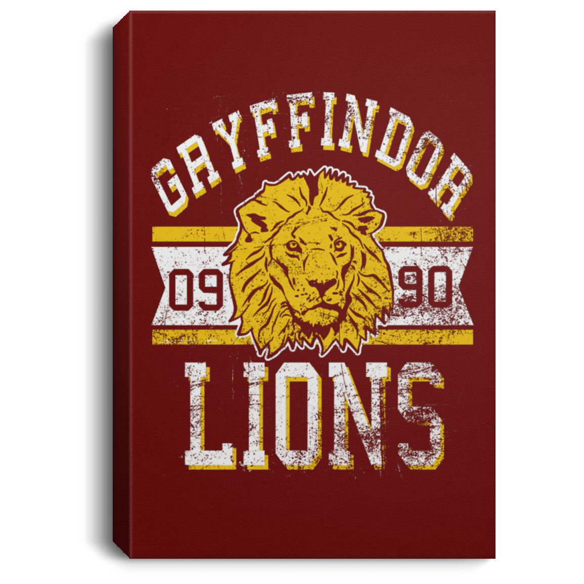 Housewares Maroon / 8" x 12" Lions Premium Portrait Canvas