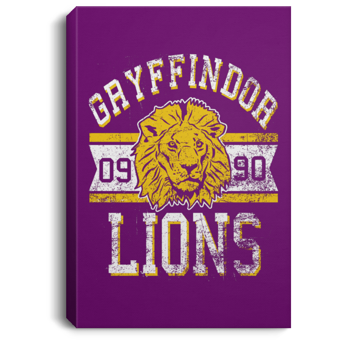 Housewares Purple / 8" x 12" Lions Premium Portrait Canvas