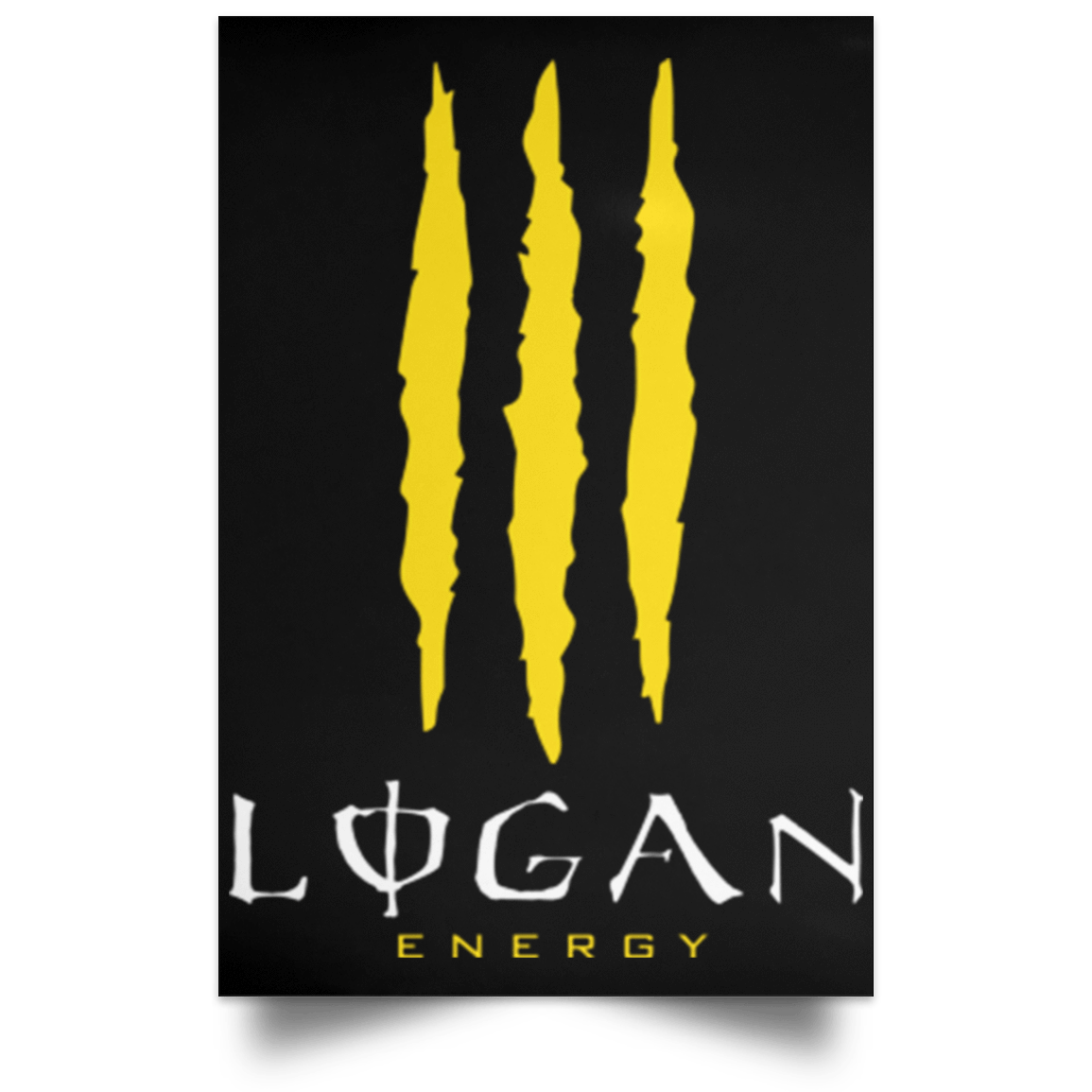 Housewares Black / 12" x 18" Logan Energy Portrait Poster