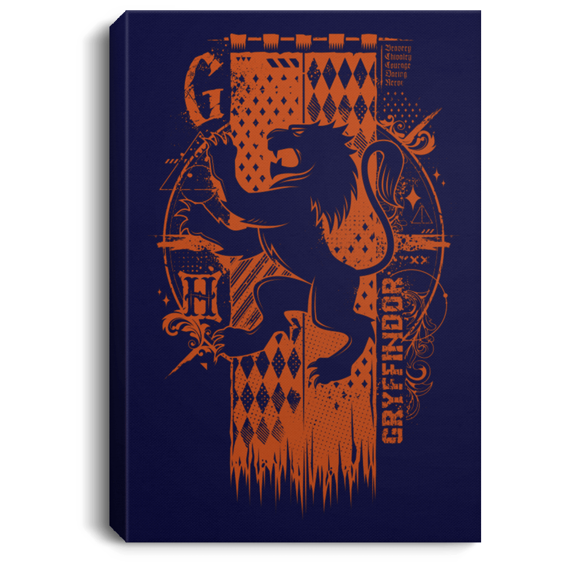 Housewares Navy / 8" x 12" Magic G House Premium Portrait Canvas