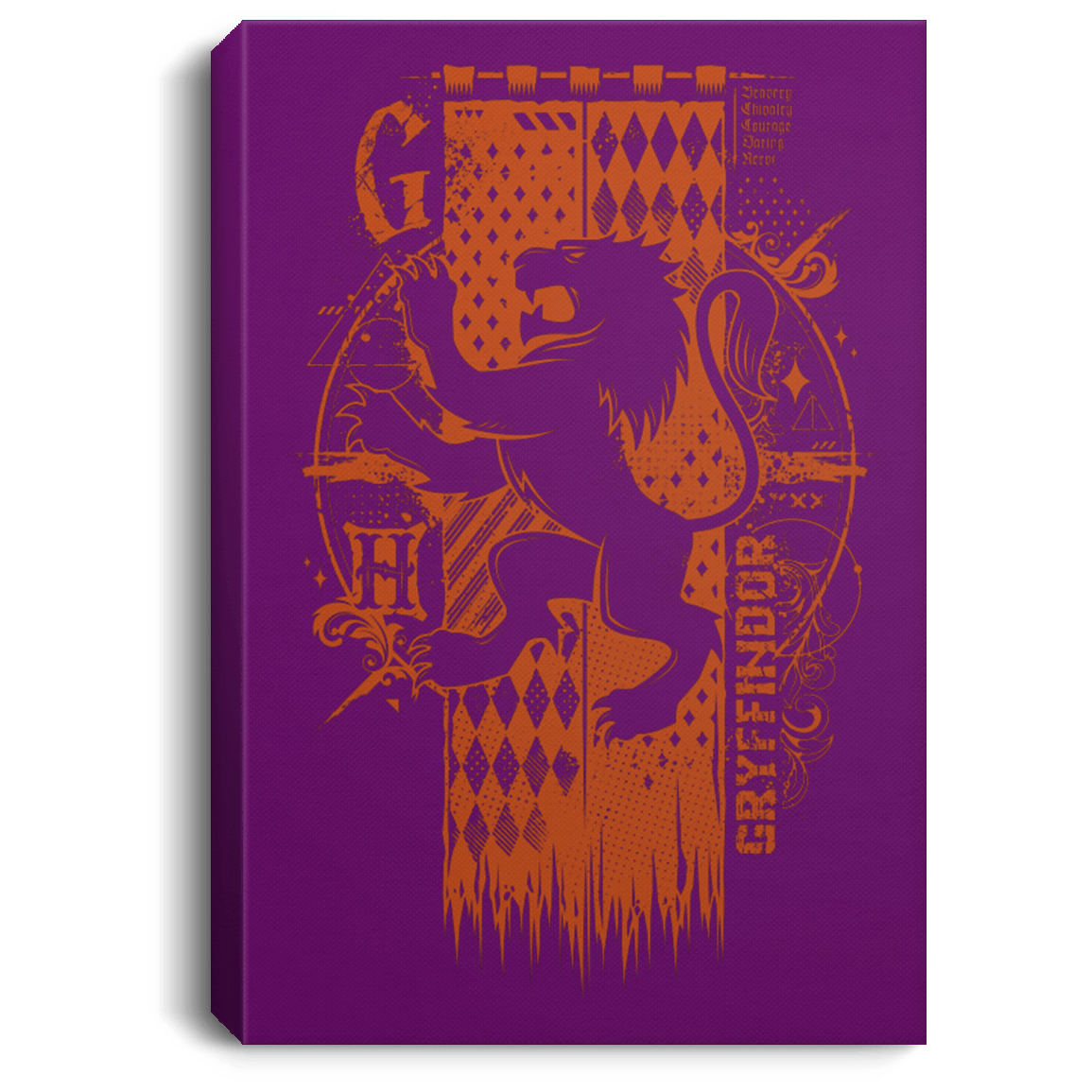 Housewares Purple / 8" x 12" Magic G House Premium Portrait Canvas