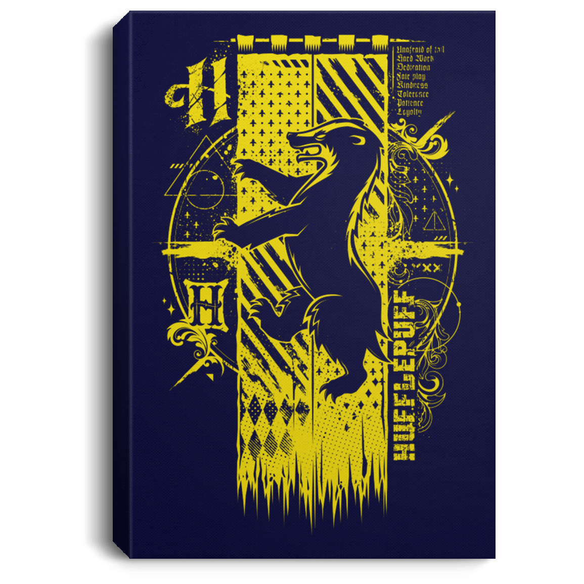 Housewares Navy / 8" x 12" Magic H House Premium Portrait Canvas