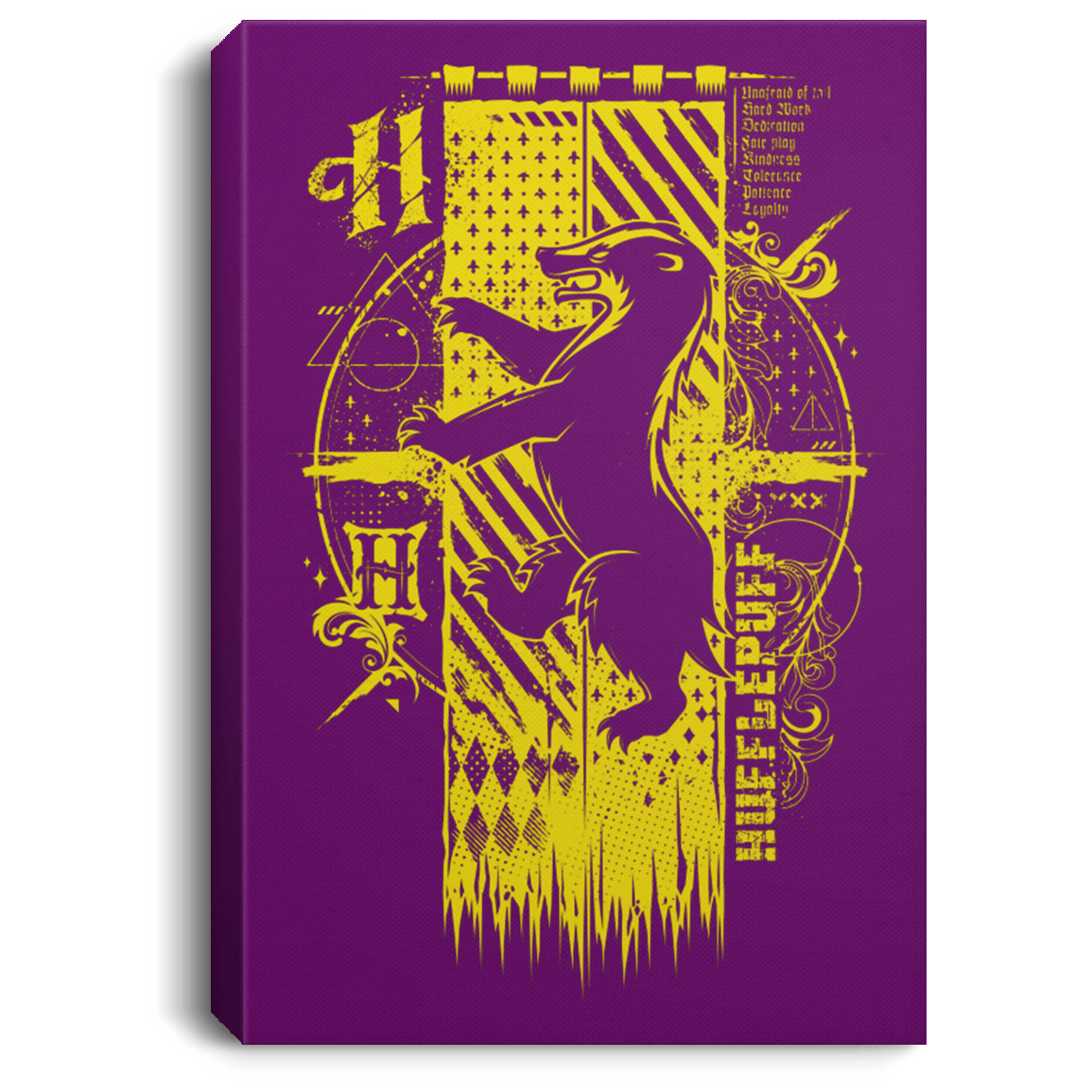 Housewares Purple / 8" x 12" Magic H House Premium Portrait Canvas