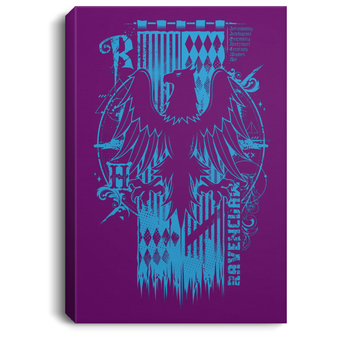 Housewares Purple / 8" x 12" Magic R House Premium Portrait Canvas