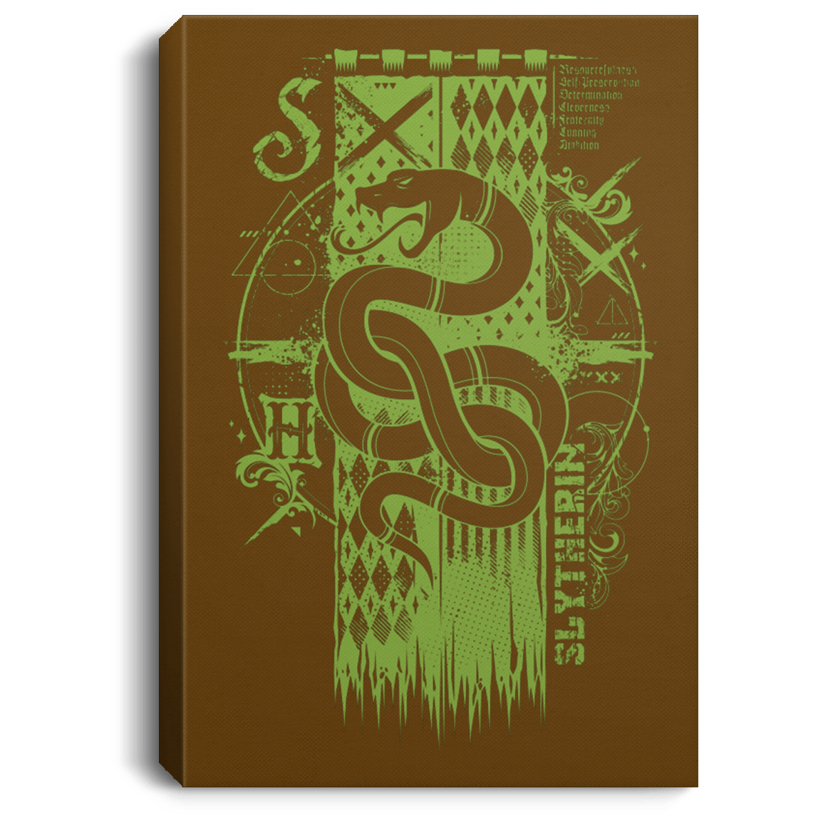 Housewares Brown / 8" x 12" Magic S House Premium Portrait Canvas