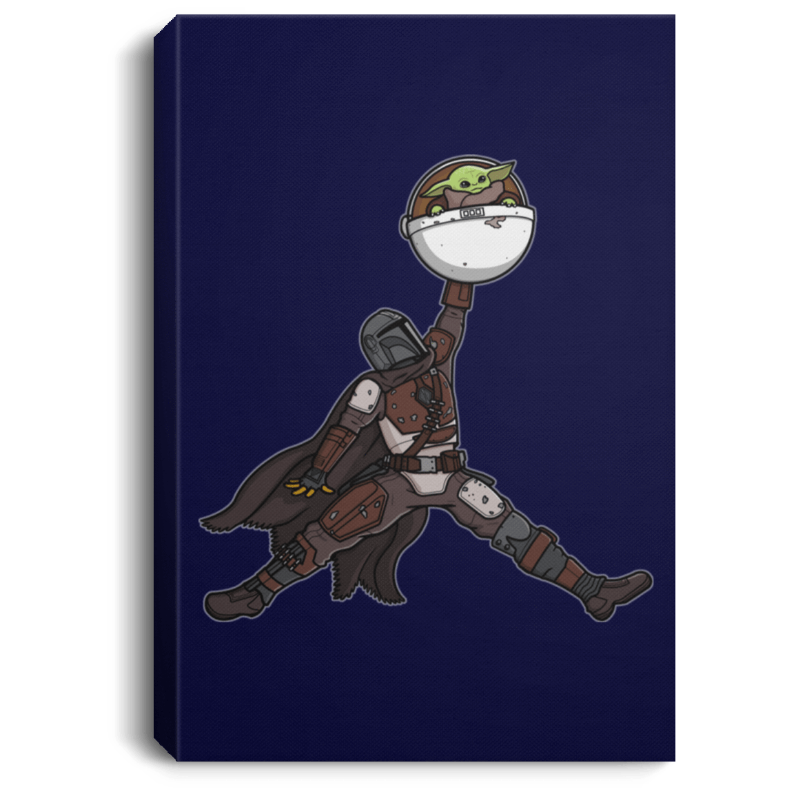 Housewares Navy / 8" x 12" Manda Jordan Premium Portrait Canvas