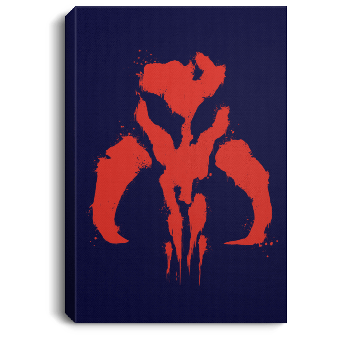 Housewares Navy / 8" x 12" Mandalorian Premium Portrait Canvas