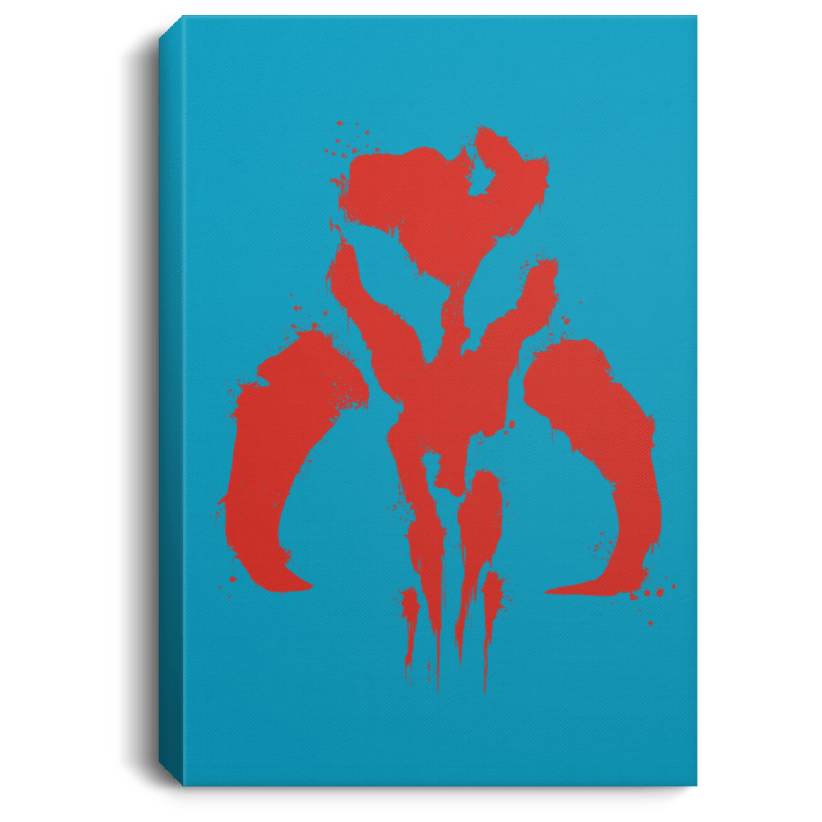 Housewares Turquoise / 8" x 12" Mandalorian Premium Portrait Canvas