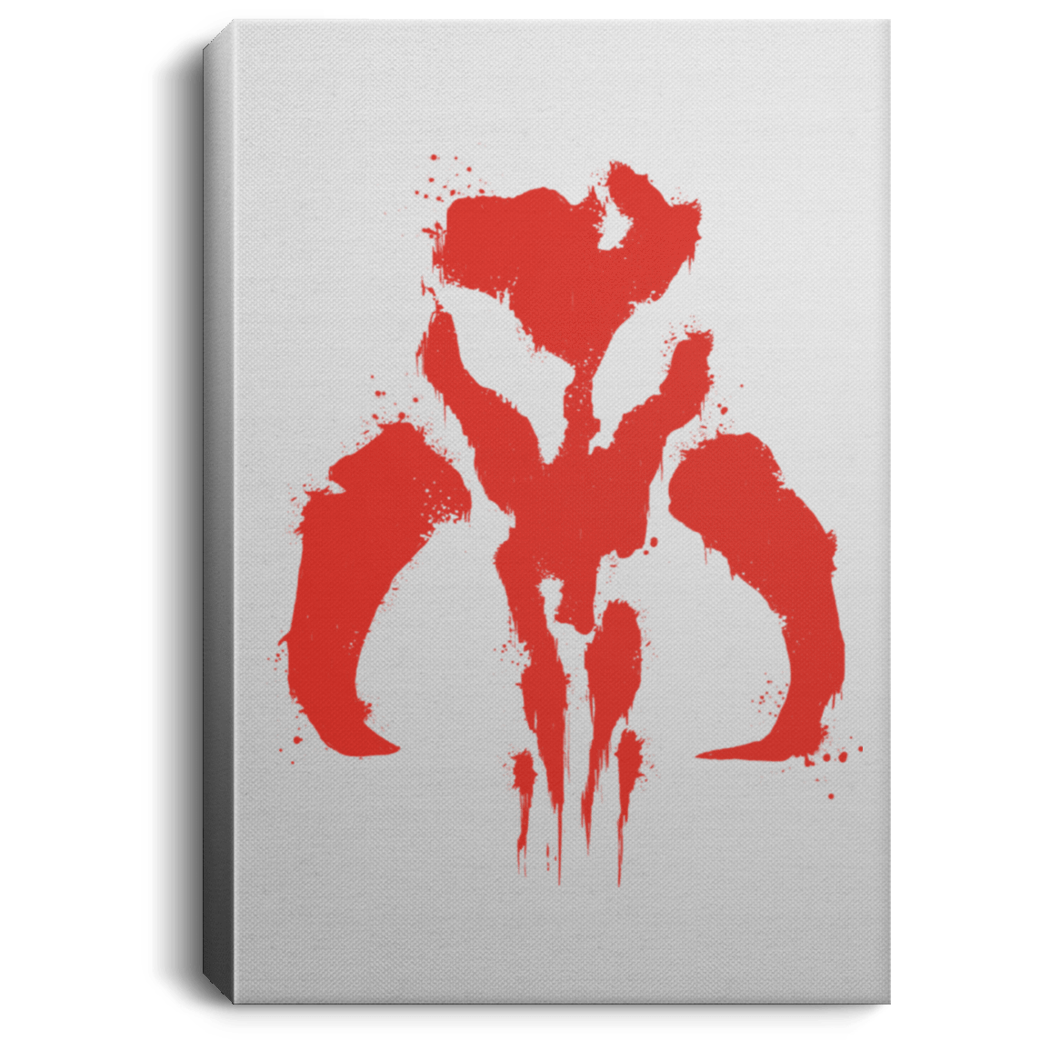 Housewares White / 8" x 12" Mandalorian Premium Portrait Canvas