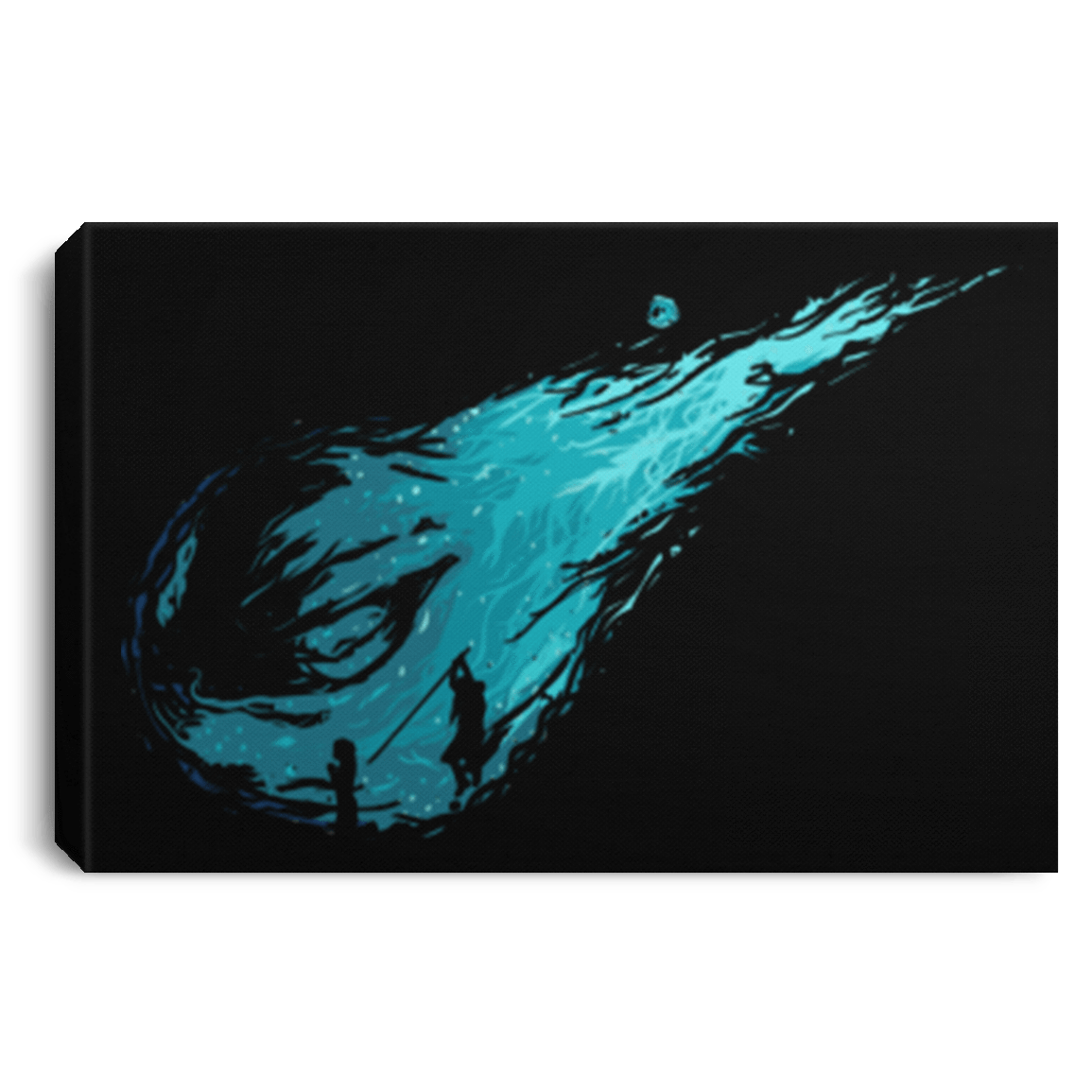 Housewares Black / 12" x 8" Meteor Premium Landscape Canvas