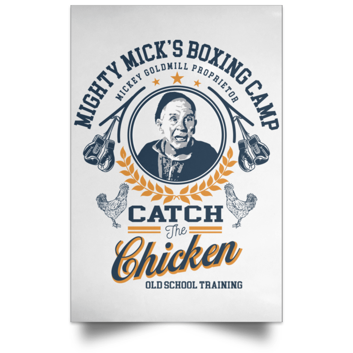 Housewares White / 12" x 18" Mighty Micks Gym Portrait Poster